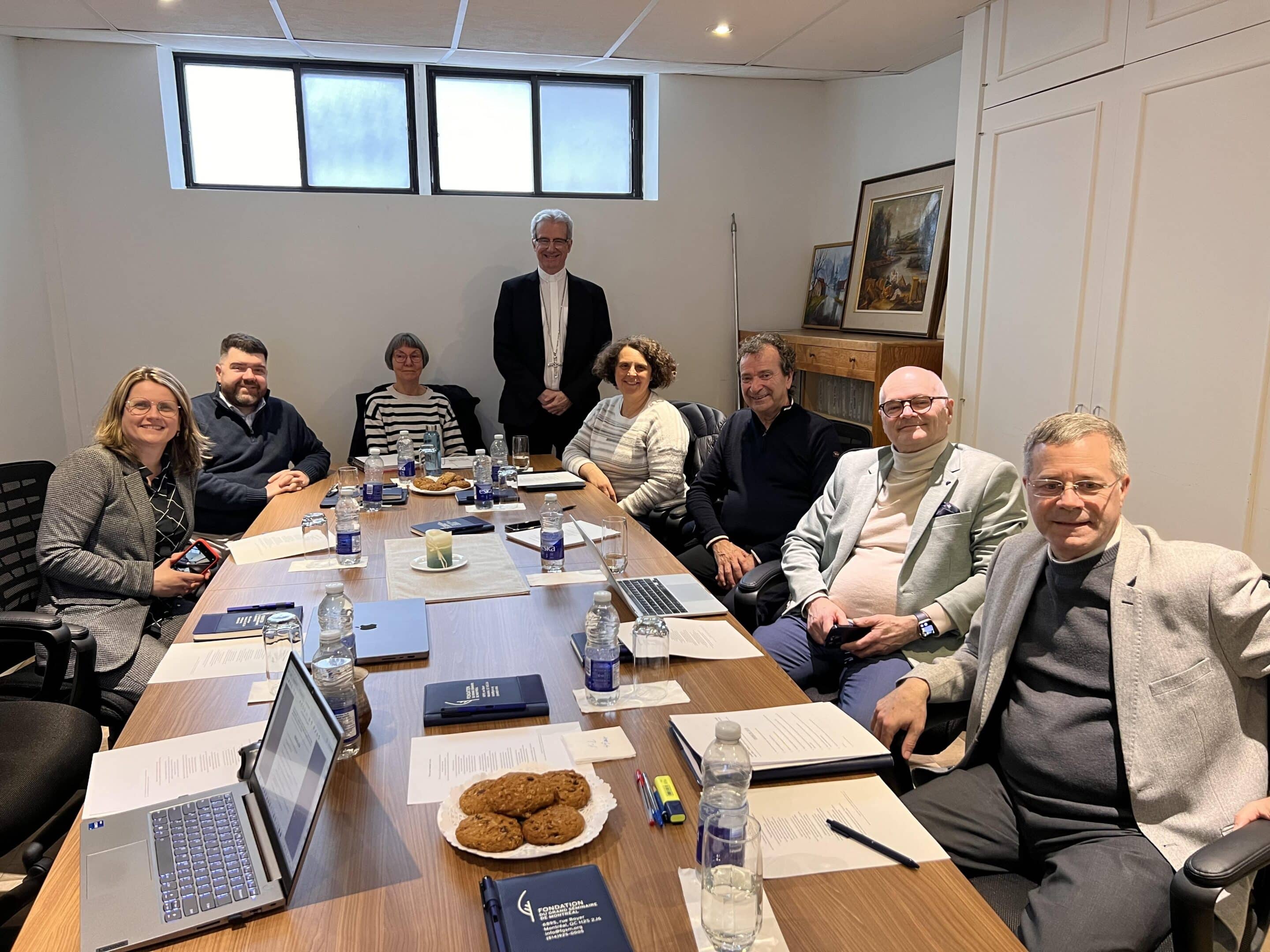 La Fondation reçoit l’Archevêque de Montréal pour une visite empreinte de reconnaissance et d’espérance