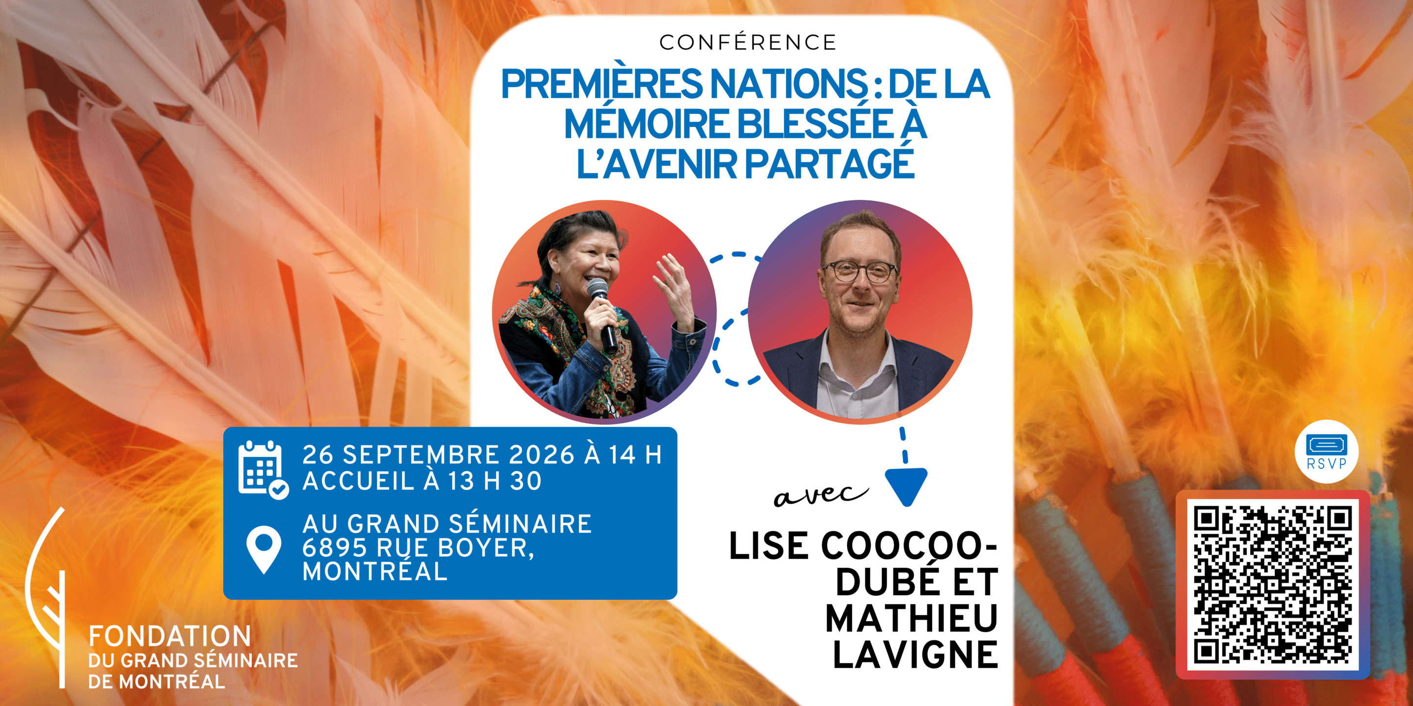 Conférence  Premières Nations : de la mémoire blessée à l’avenir partagé