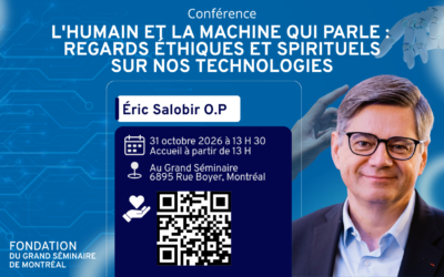 Conférence : « L’humain et la machine qui parle : regards éthiques et spirituels sur nos technologies »